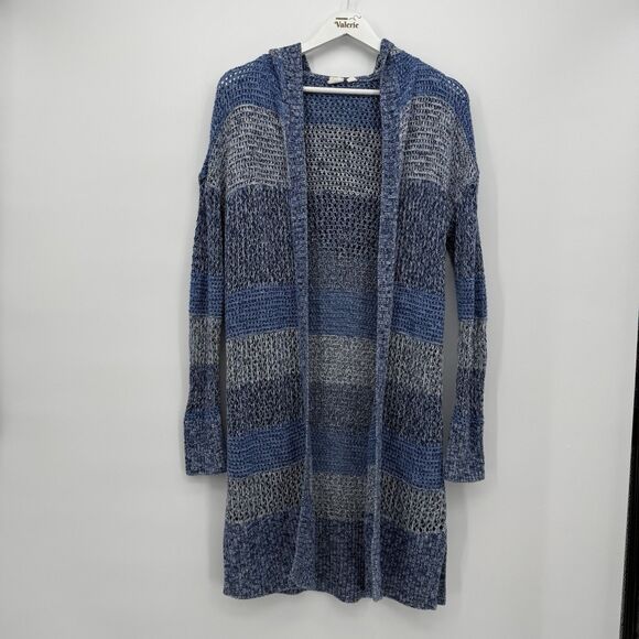 Gap Multi Blue Cardigan Cotton Oversized Size Medium Gap for Good Boho - Picture 1 of 10
